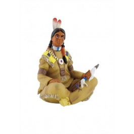 Bullyland indijanec s tomahawkom, 6 cm